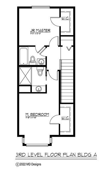 Floor plans 2nd level BGDL A #2