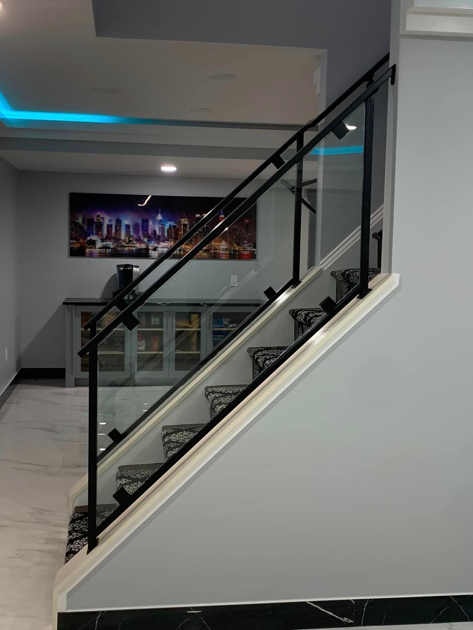 Stairs — Old Bridge, NJ — PFM GLASS & MIRRORS LLC