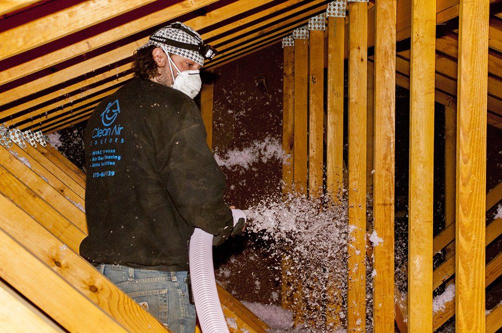 Attic Insulation Services by Clean Air Doctors