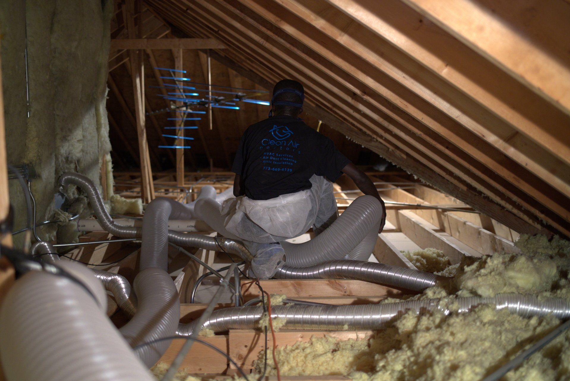 Attic Insulation Services by Clean Air Doctors