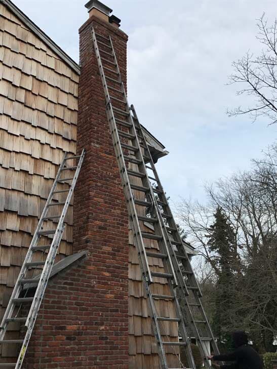 Tall Chimney Repairs