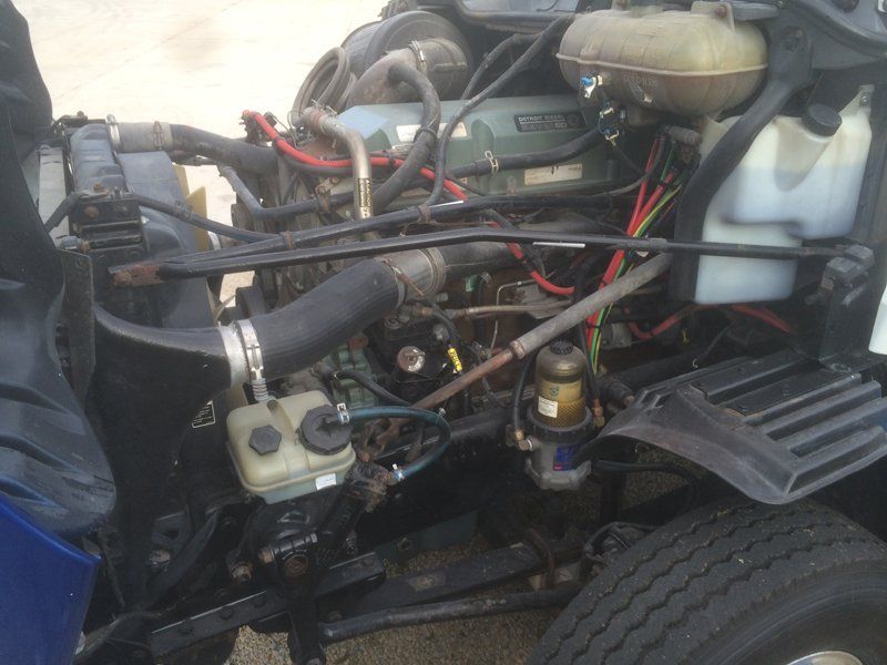 Sold Out Trucks — 2007 Freightliner Left View Of Engine in Marshall, WI