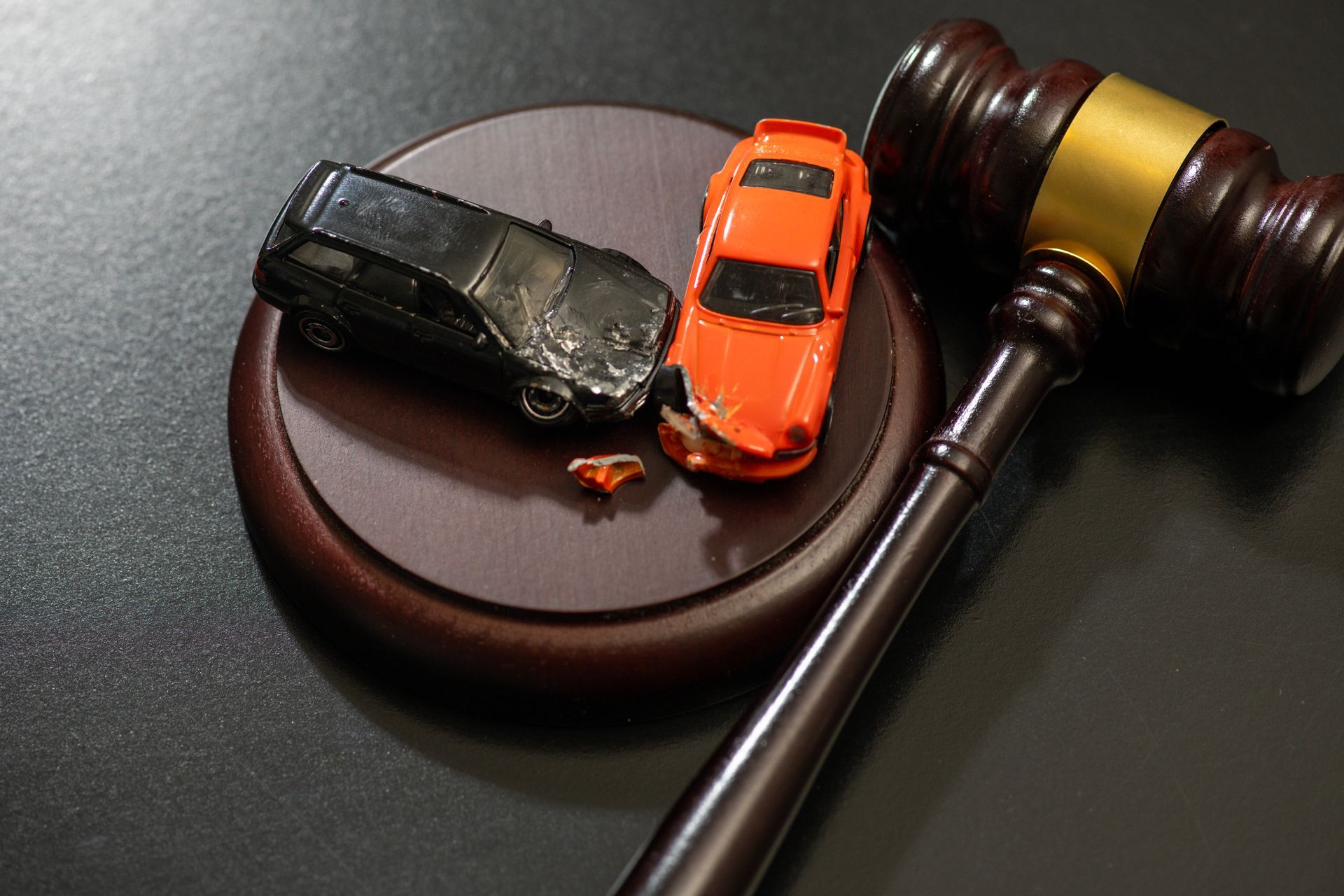 Car accident attorney legal case concept. Car accident attorney legal case concept.