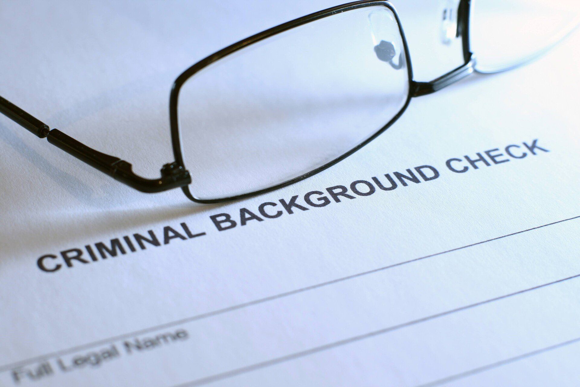 Criminal Background Check Form — Manifee, CA — Law Office Of Robert P Karwin