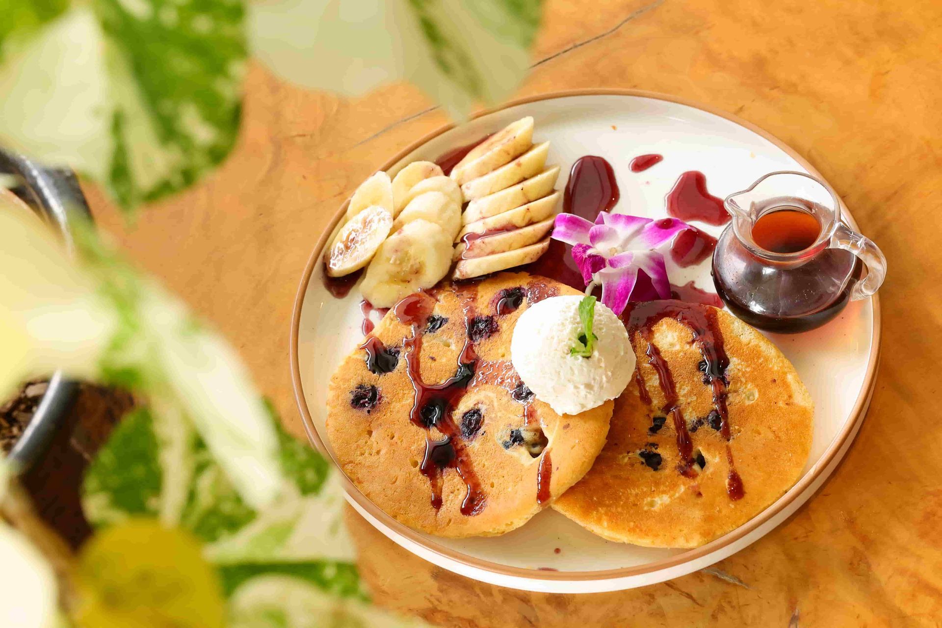 Blueberry Banana Pancakes-Heavenly Island Lifestyle Hawaii Kai