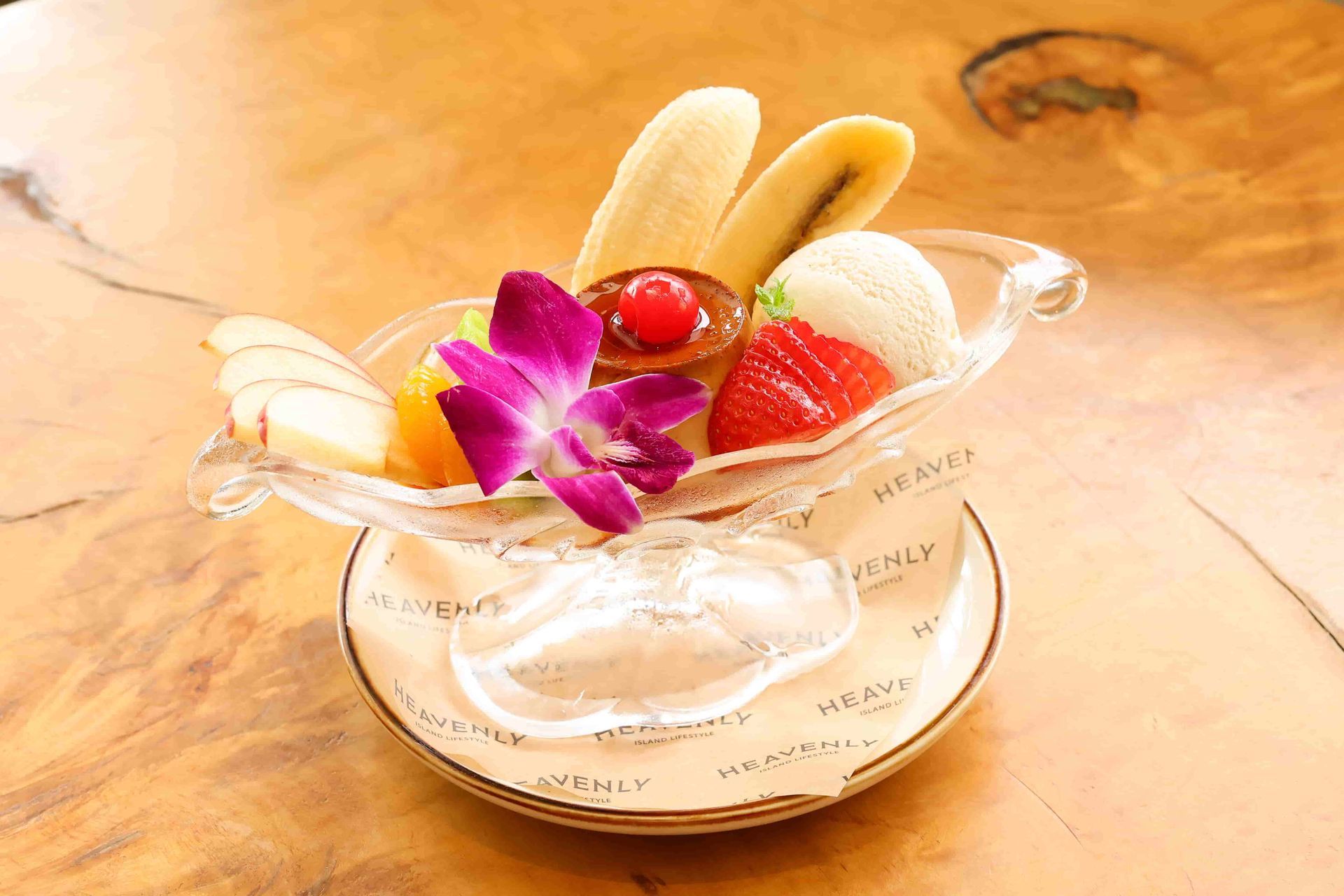 Custard Pudding Alamode-Heavenly Island Lifestyle Hawaii Kai