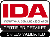 IDA Certified Detailer logo: Red