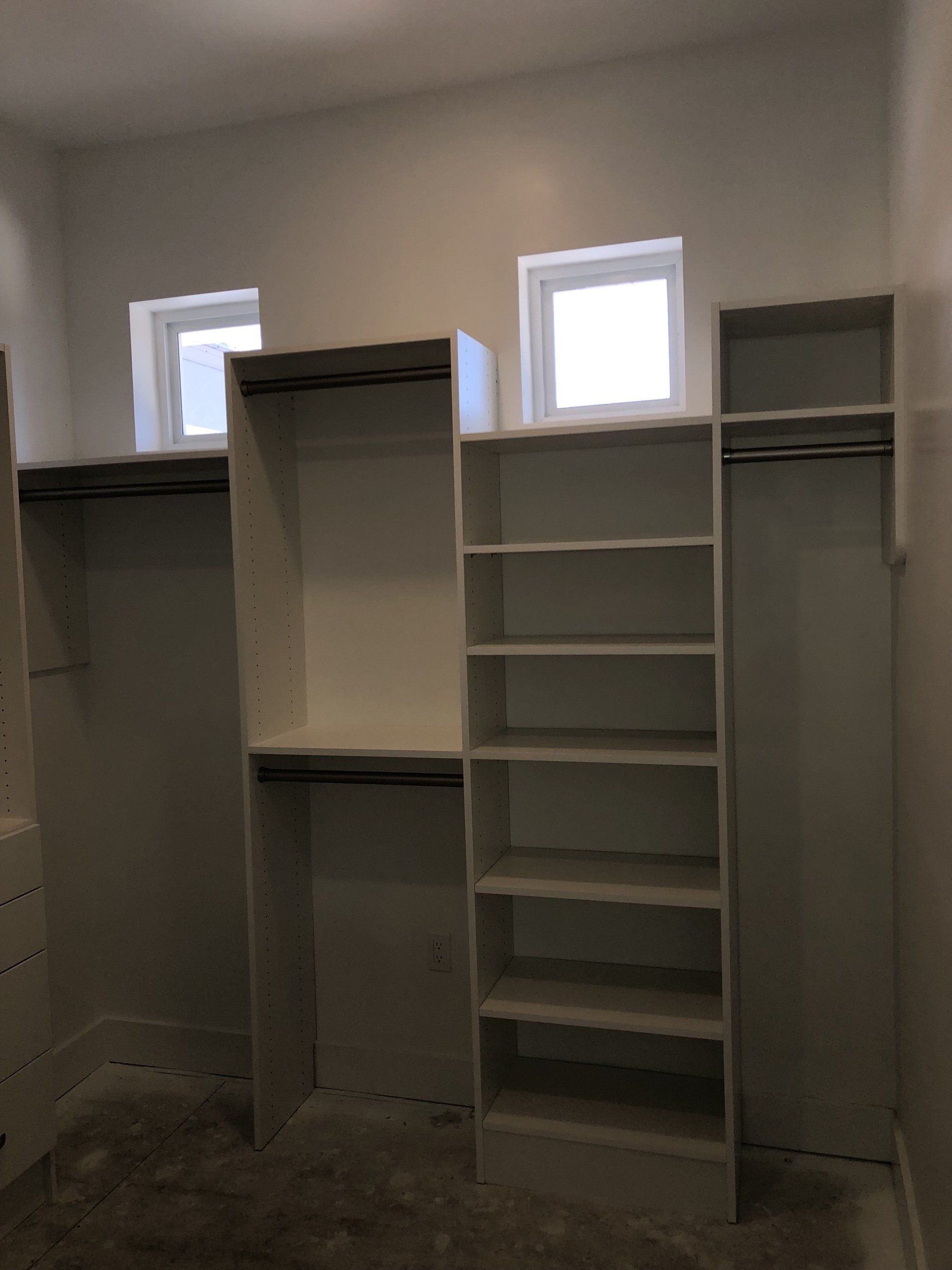 After Custom Closet System Installation