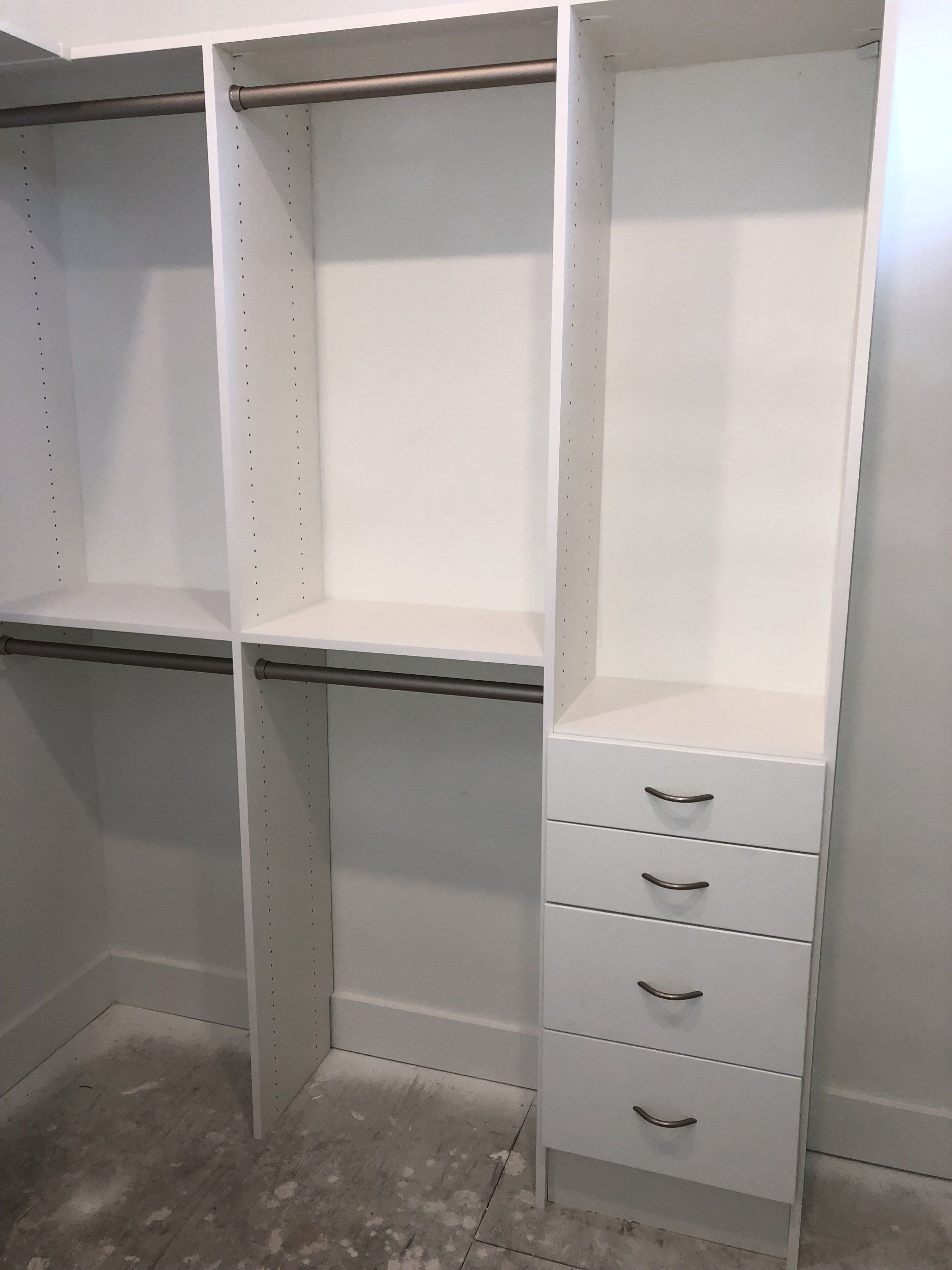 After Custom Closet System Installation