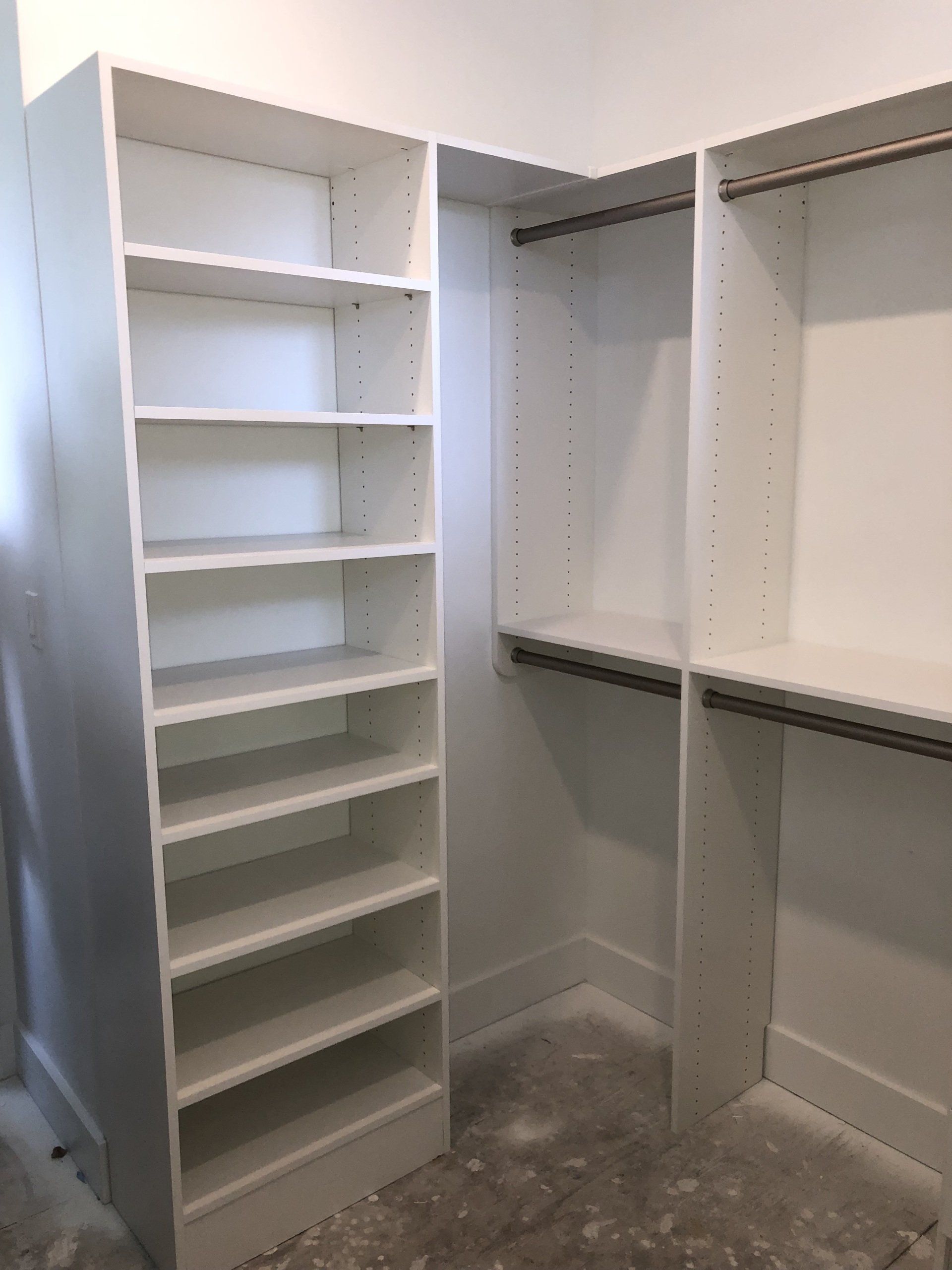 After Custom Closet System Installation