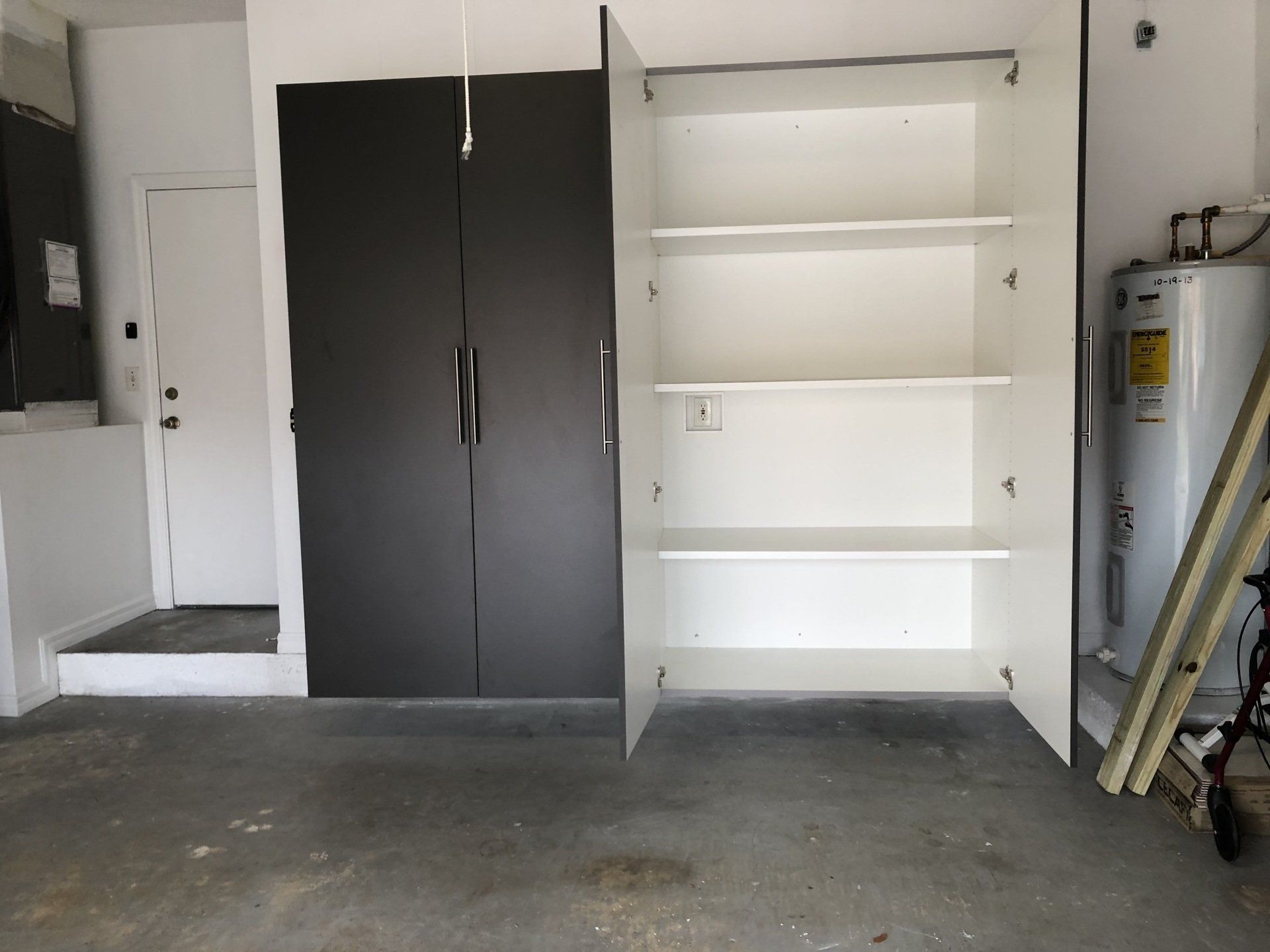 After Custom Garage Cabinet Installation