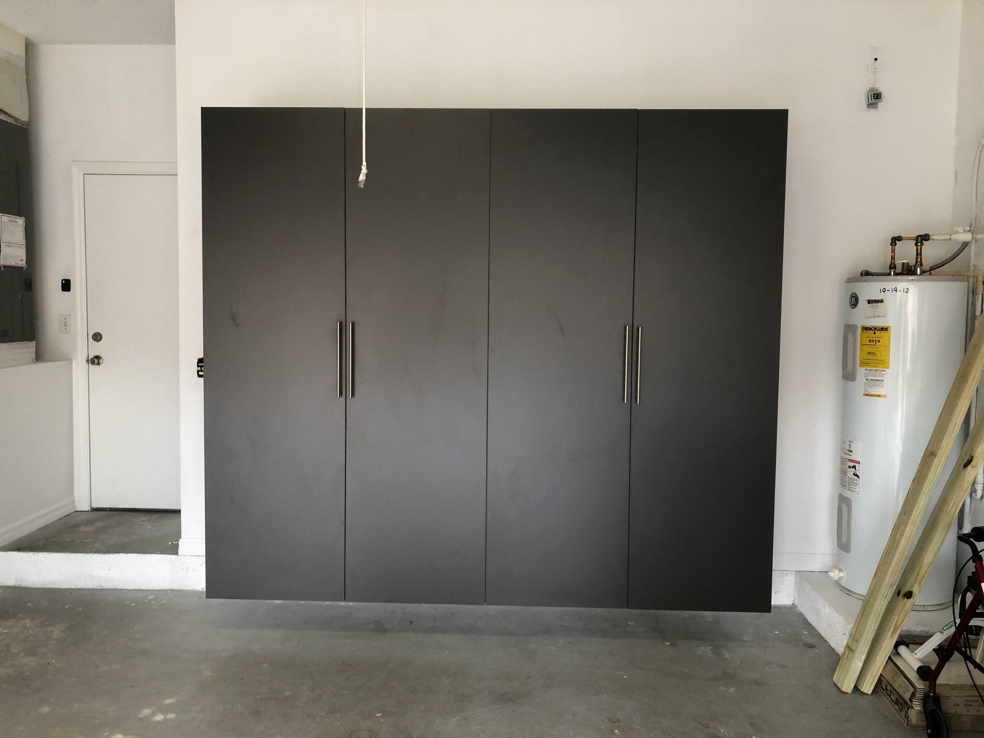 After Custom Garage Cabinet Installation