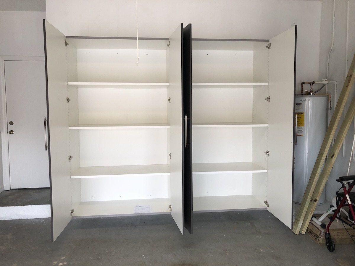 After Custom Garage Cabinet Installation