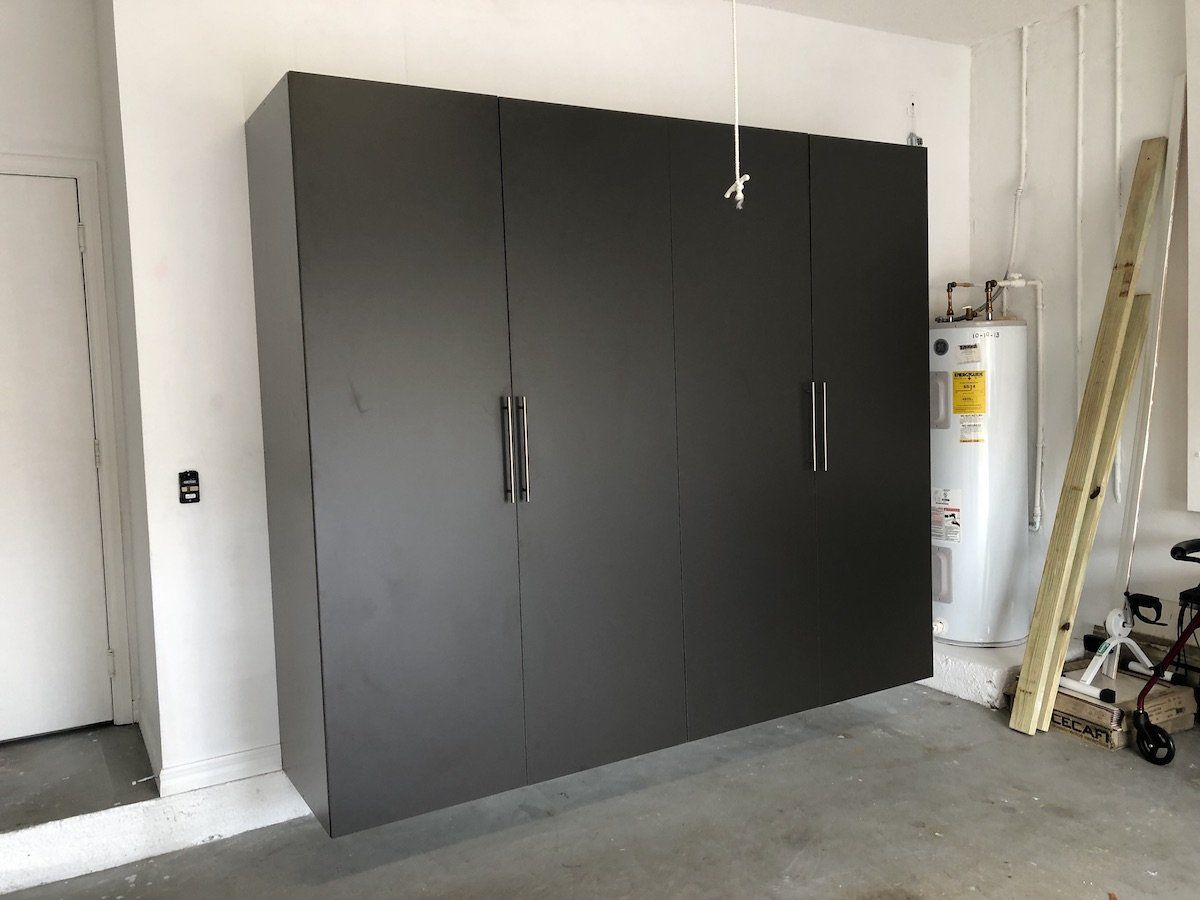 After Custom Garage Cabinet Installation
