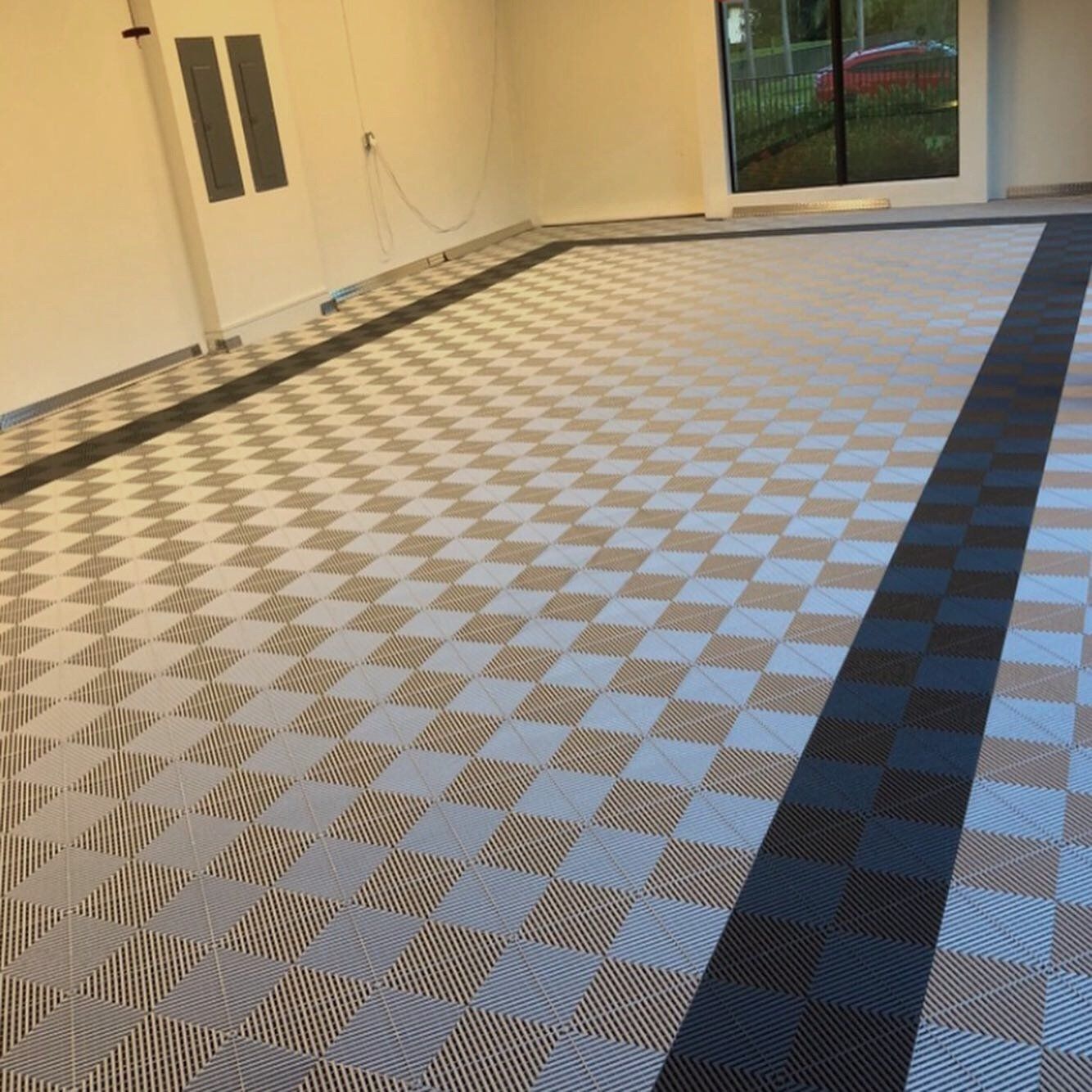 After Swisstrax Garage Floor Installation