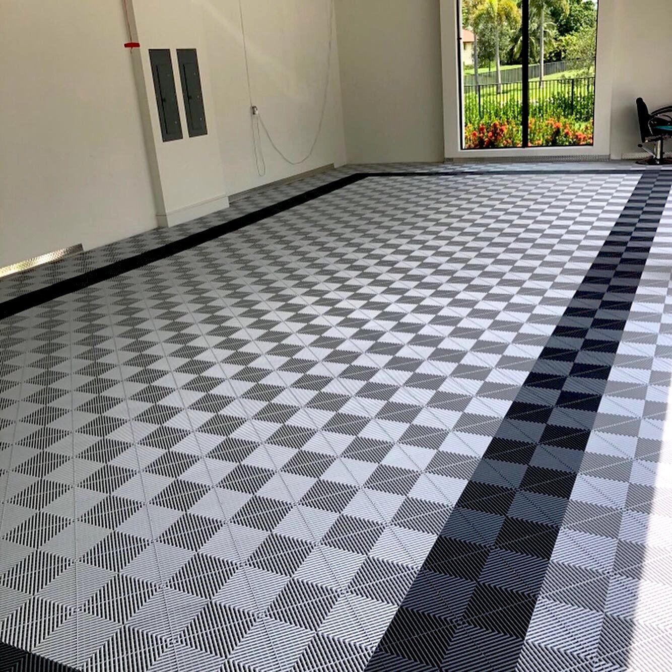 After Swisstrax Garage Floor Installation