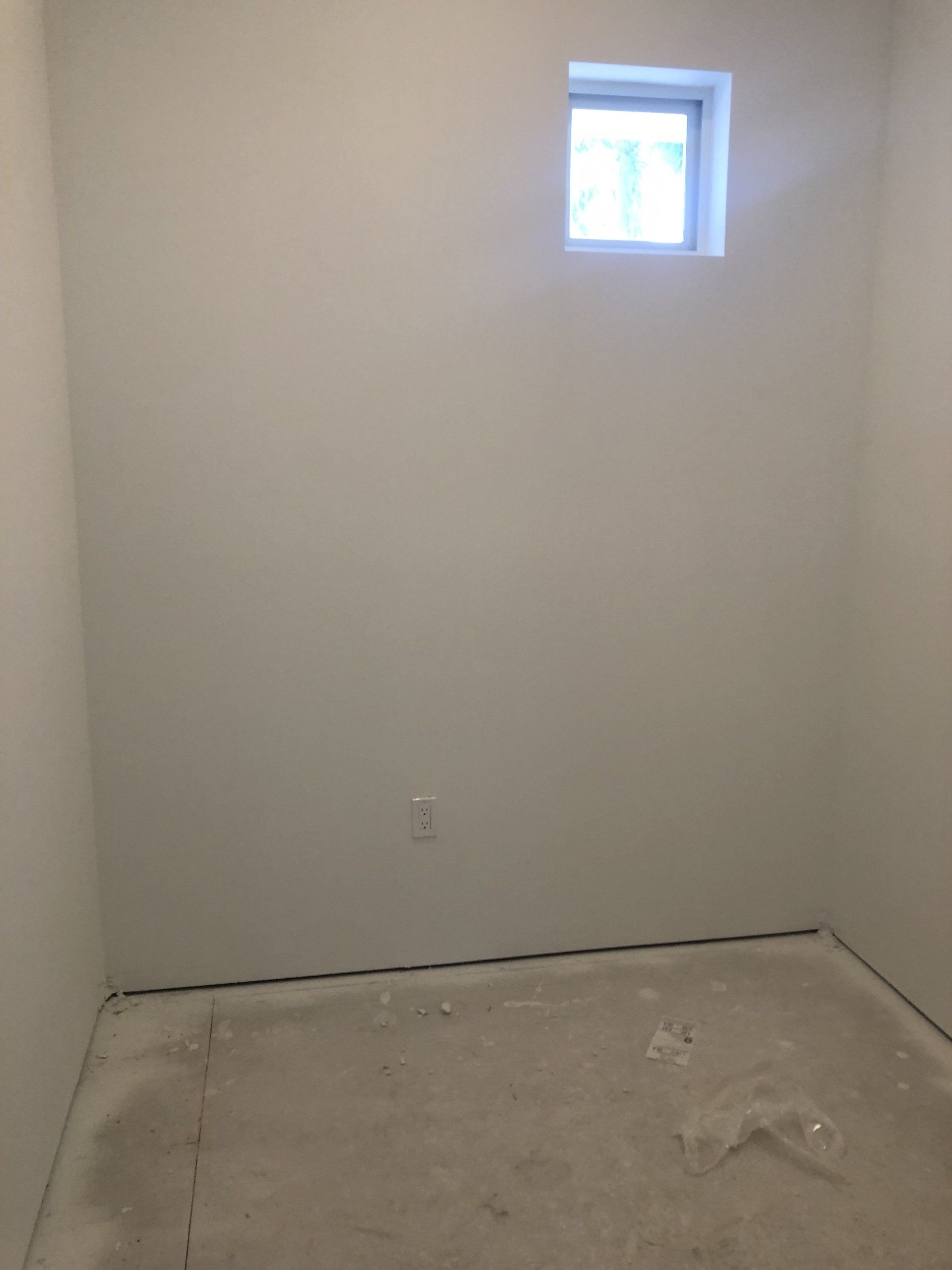 Before Custom Closet System Installation