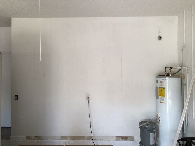 Before Custom Garage Cabinet Installation