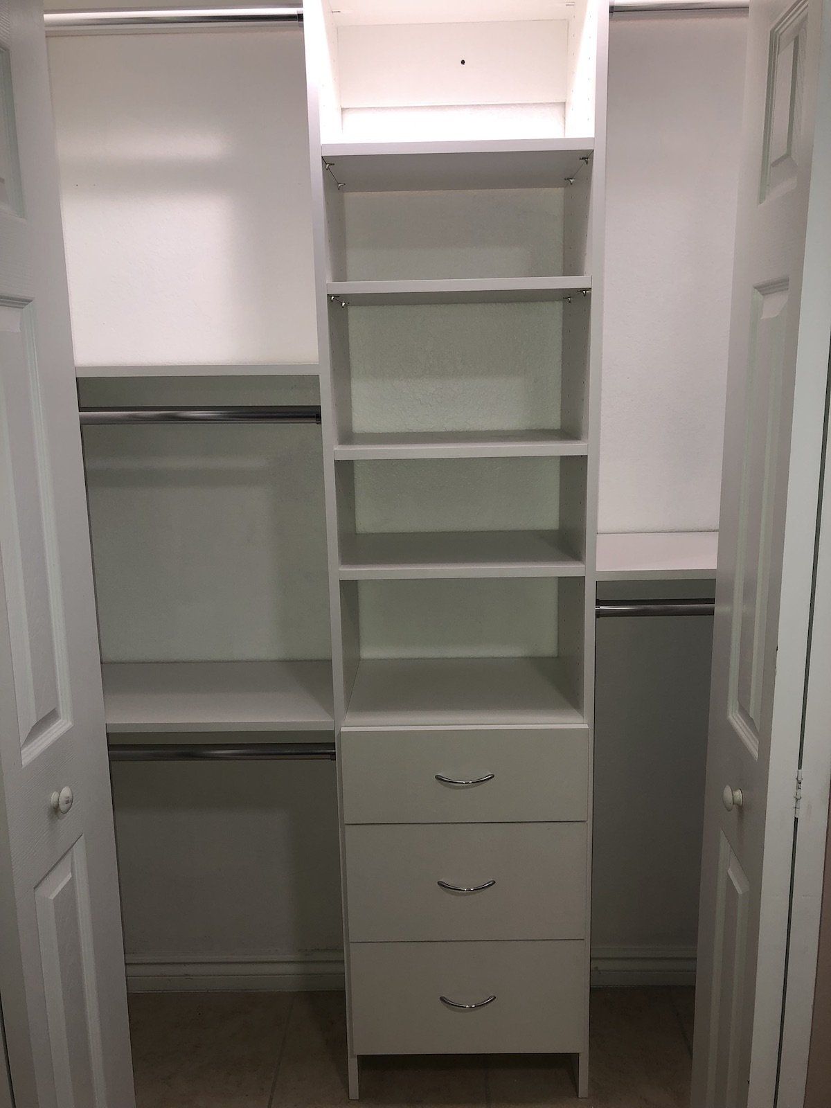 Children's Custom Closet System Installation