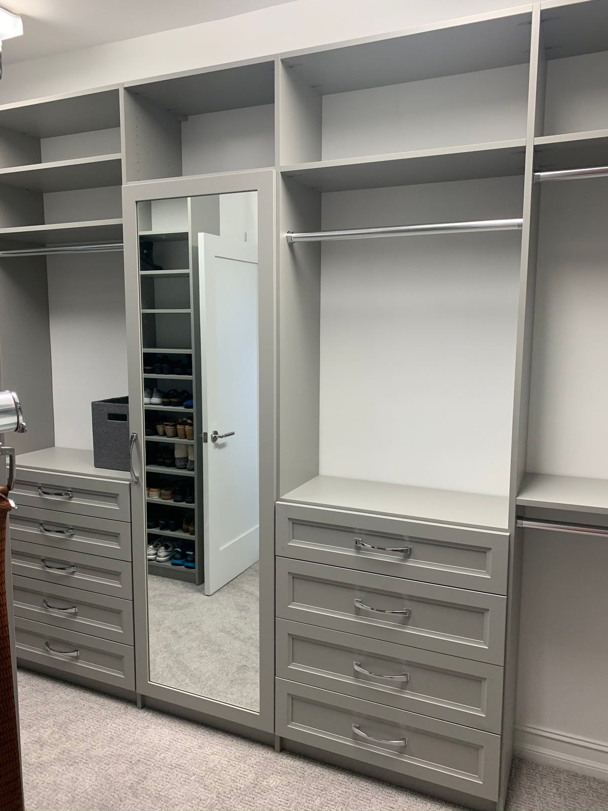 Cloud Color Closet System with Island