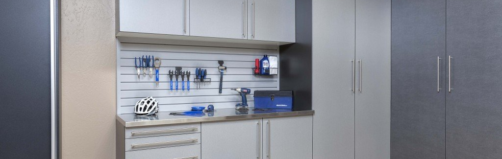 Garage Workbench, Cabinets and Tools