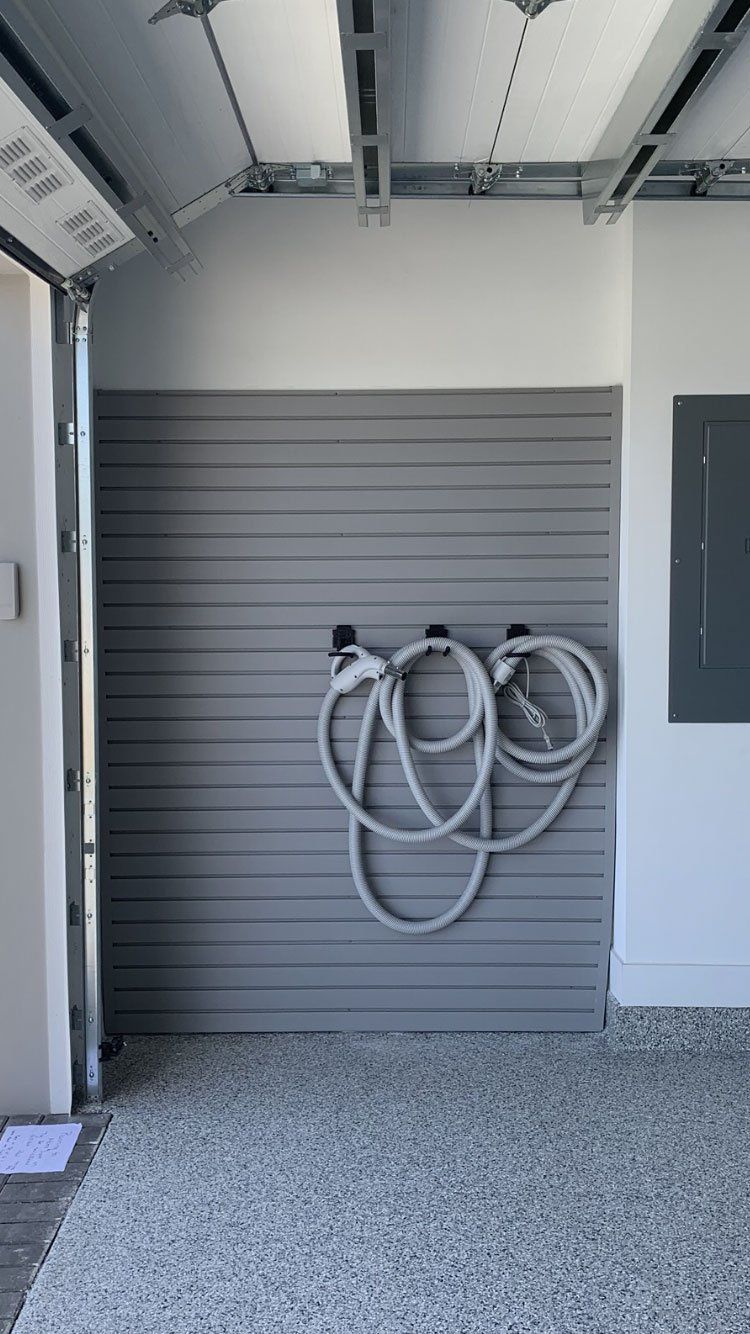 Custom Garage Cabinets, Flooring and Wall Organizer Installation