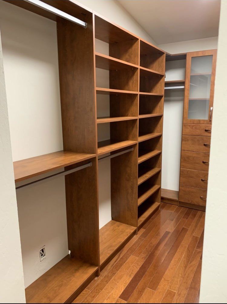 Warm Cognac Custom Closet System