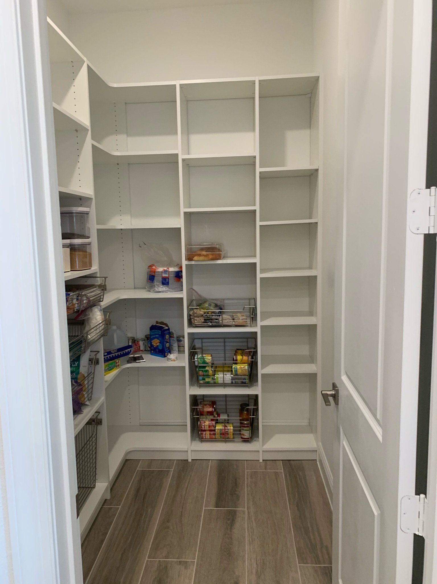 Custom Kitchen Pantry Shelving System