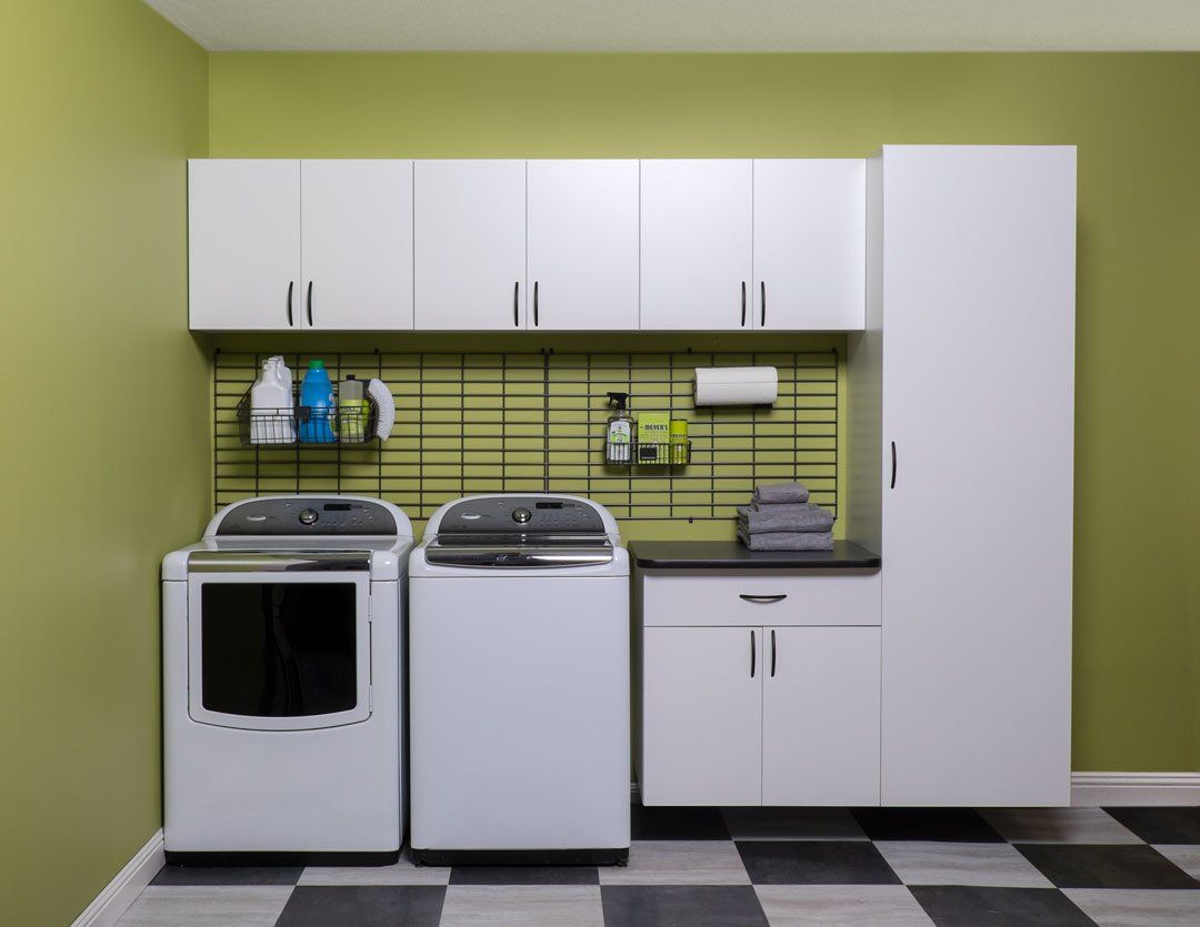 Custom Laundry Room Storage System