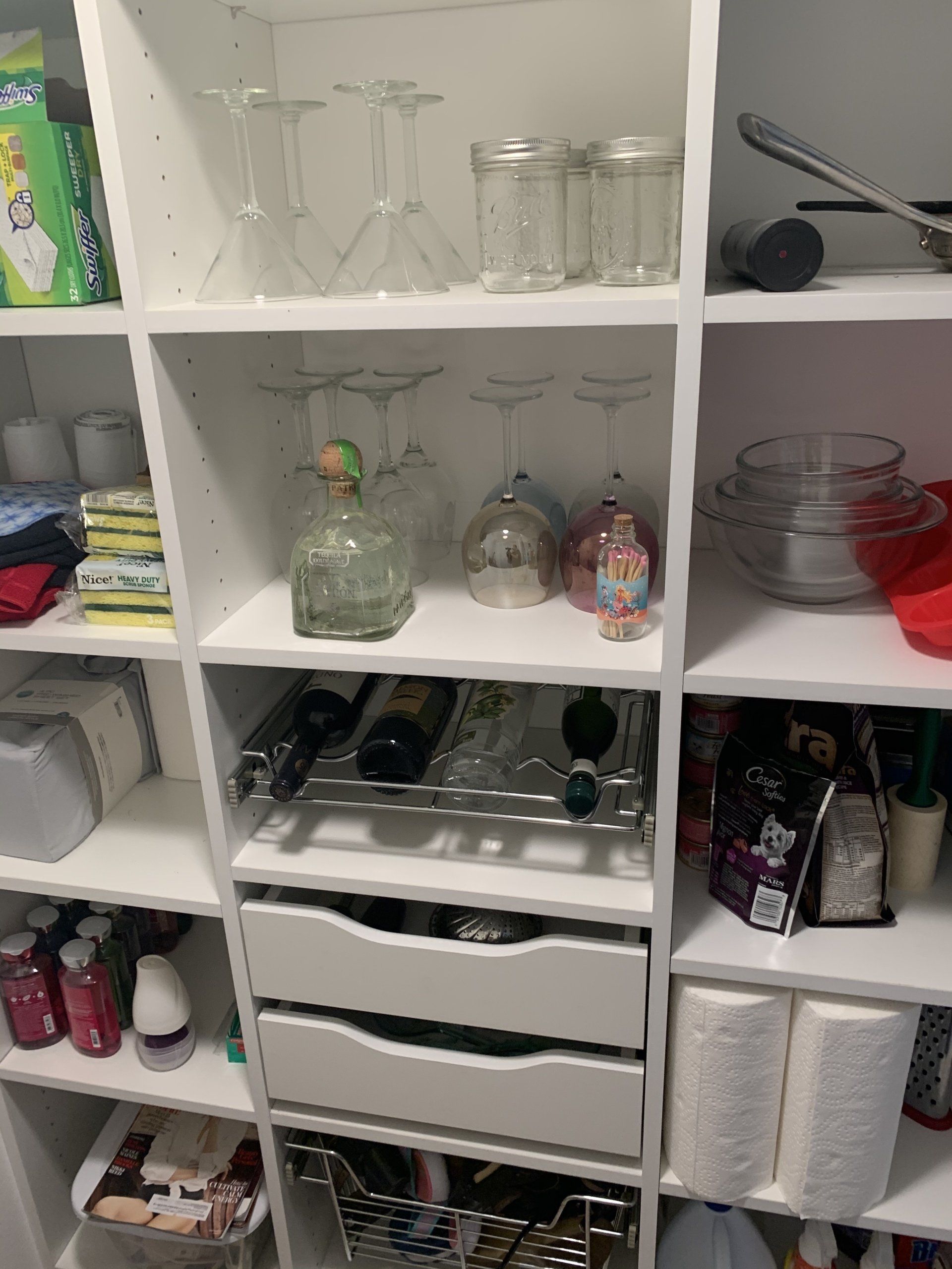 Kitchen Pantry System Shelving and Pull Outs