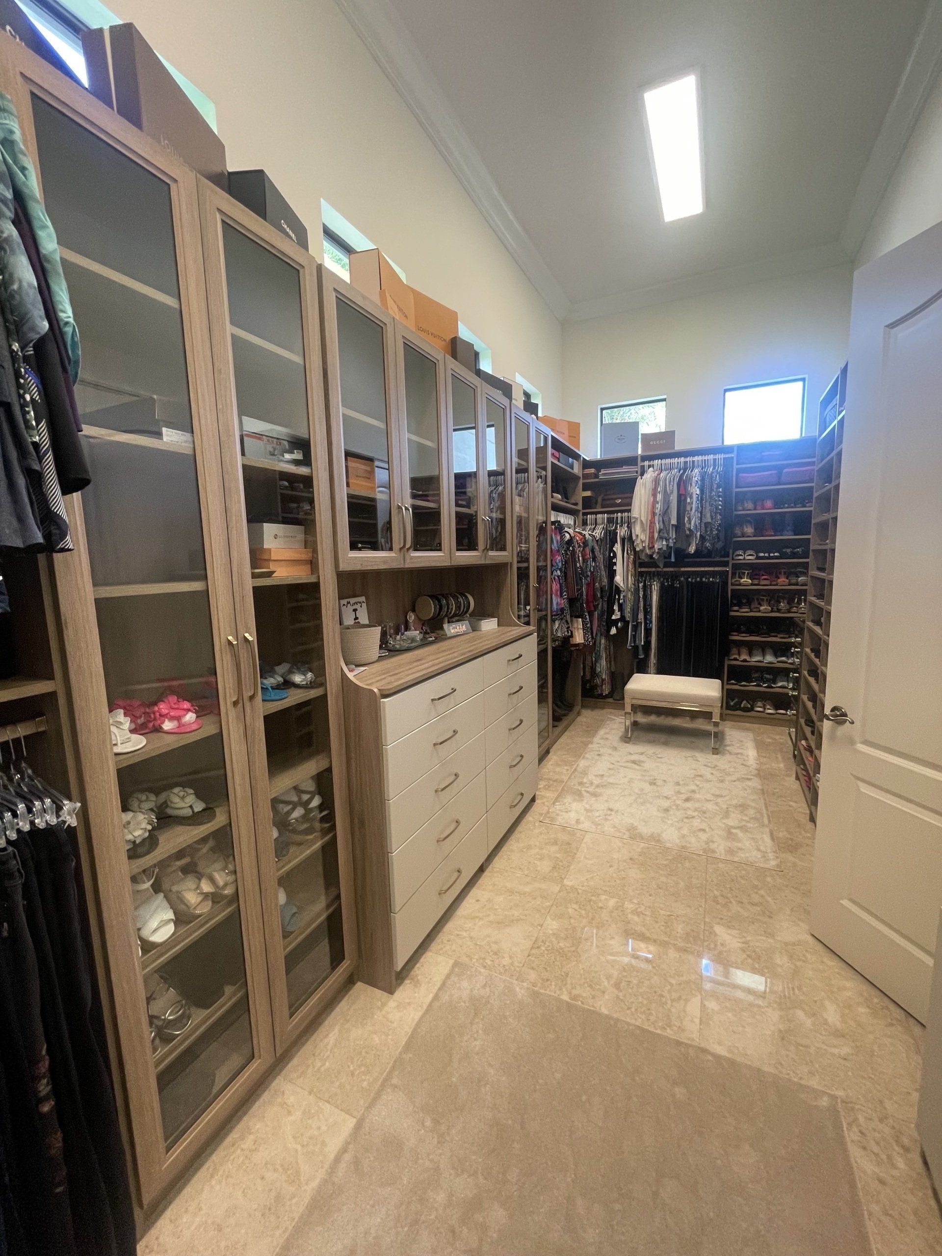Custom Walk In Closet System Project