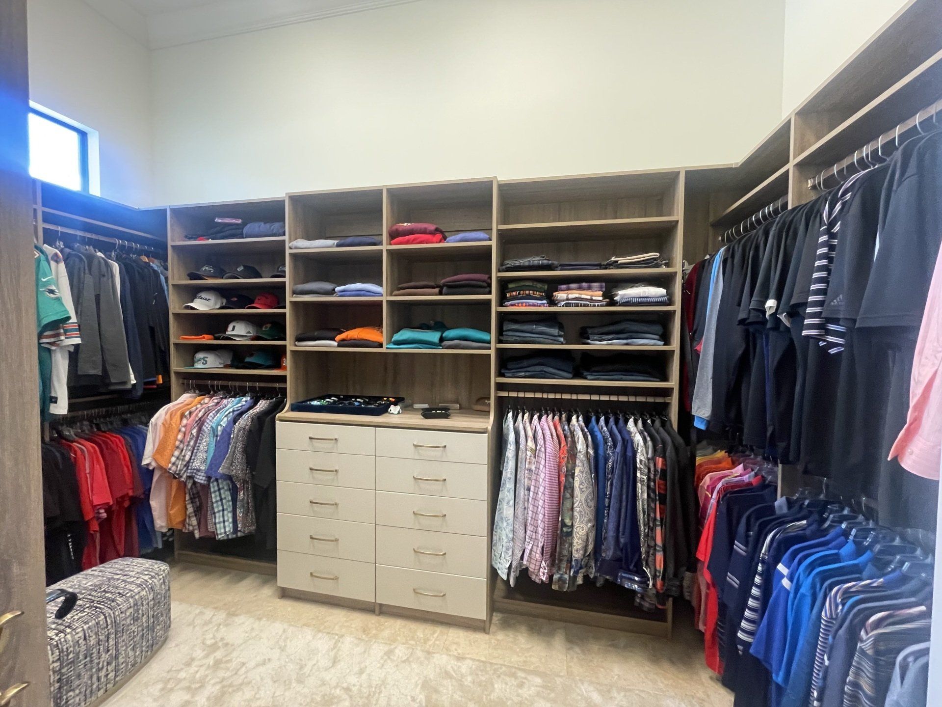 Custom Walk In Closet System Project