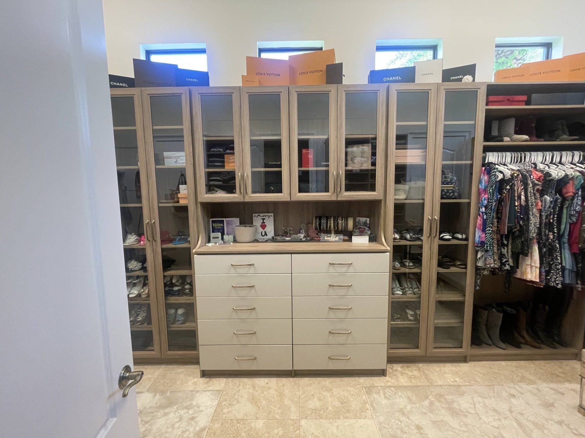 Custom Walk In Closet System Project