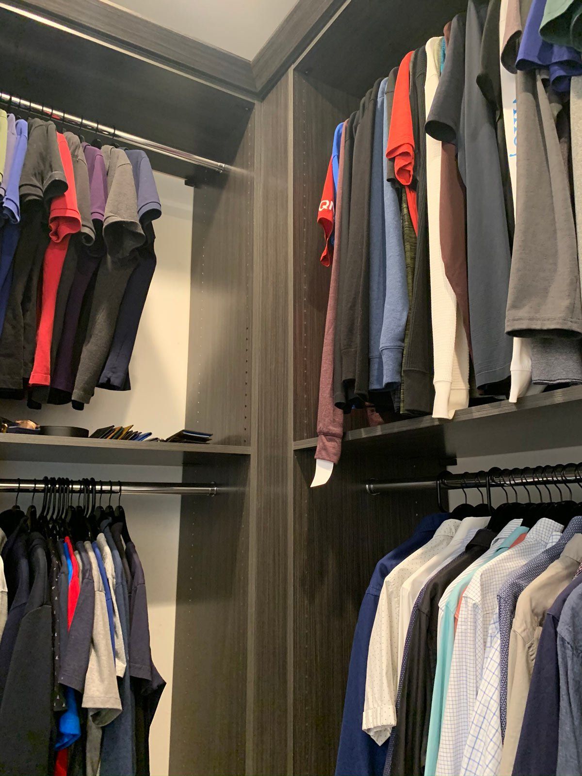 Licorice Color Custom Closet System