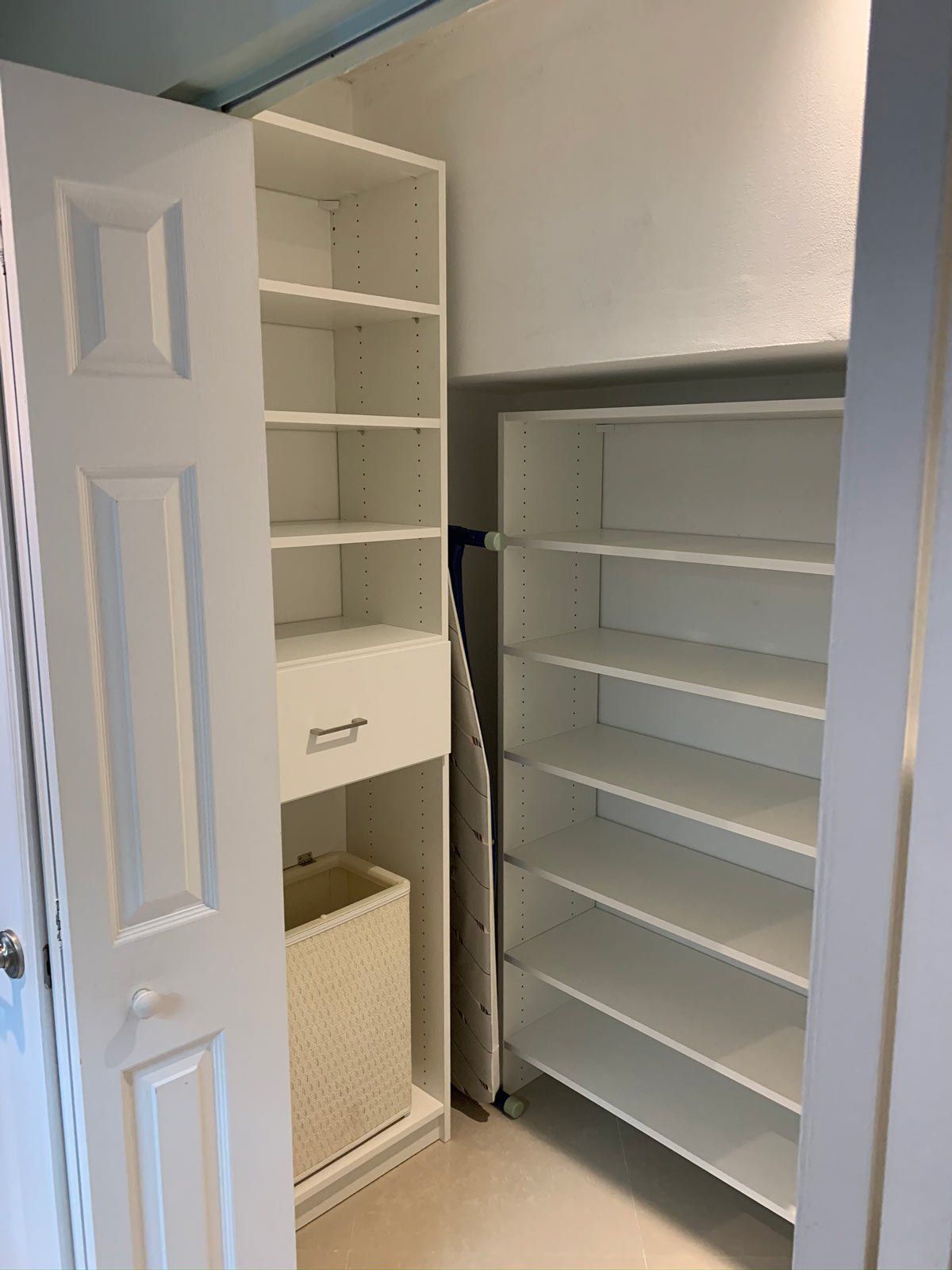 Custom Closet System with AC Return Workaround
