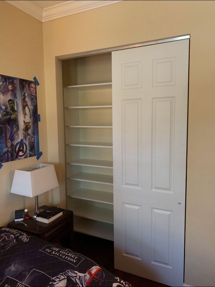 Small Closet Shelving System