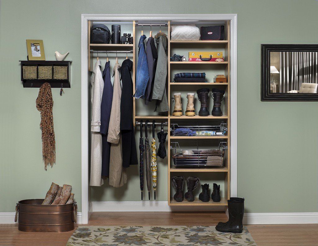 Small Hallway Closet System