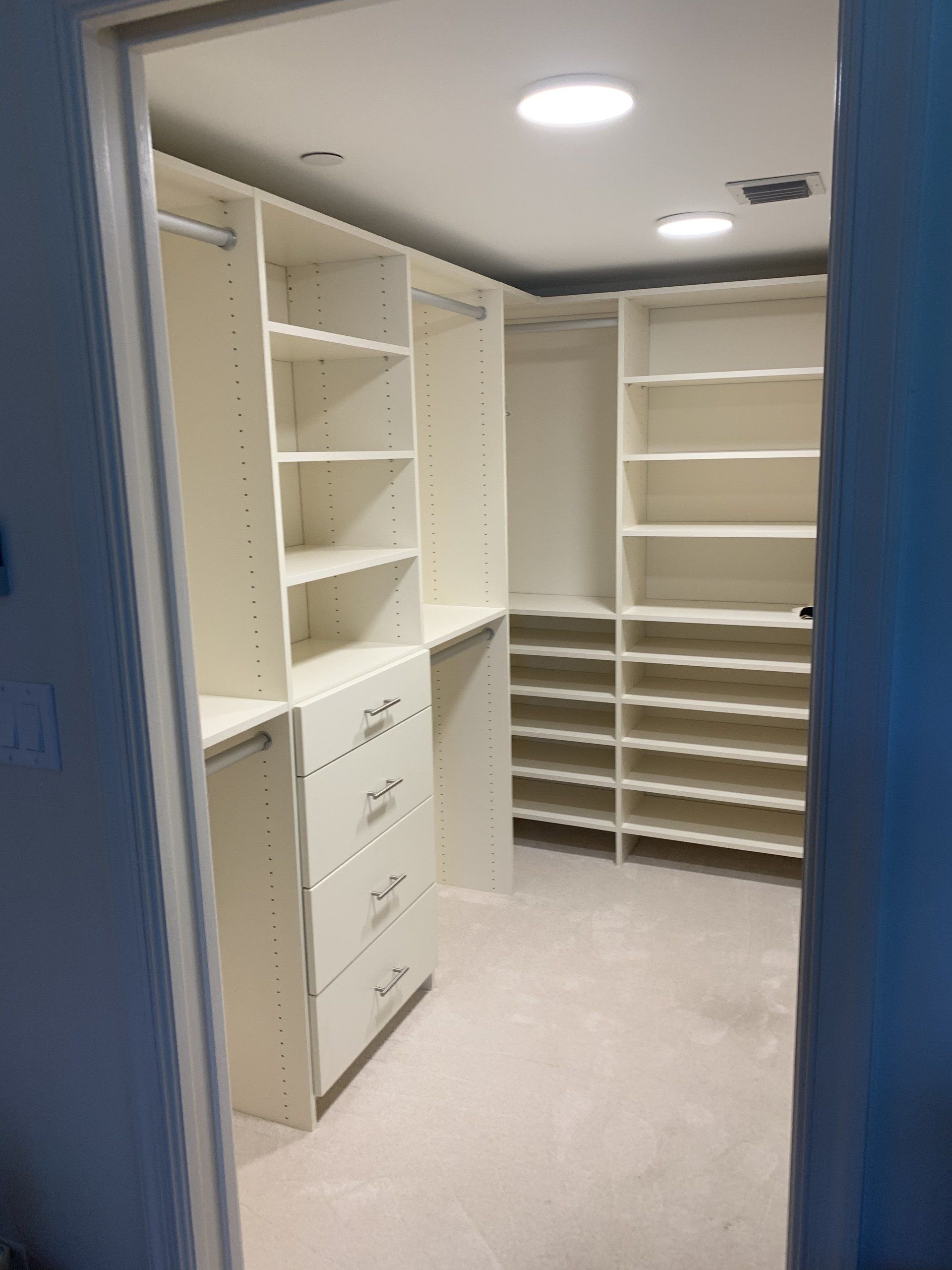 Master Bedroom Custom Closet System