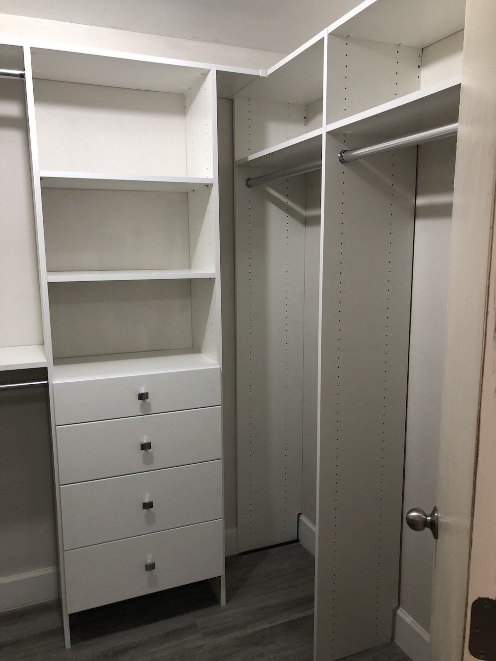 Custom Master Bedroom Closet System