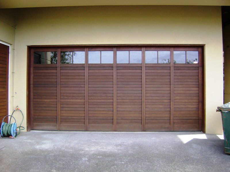custom cedar garage door