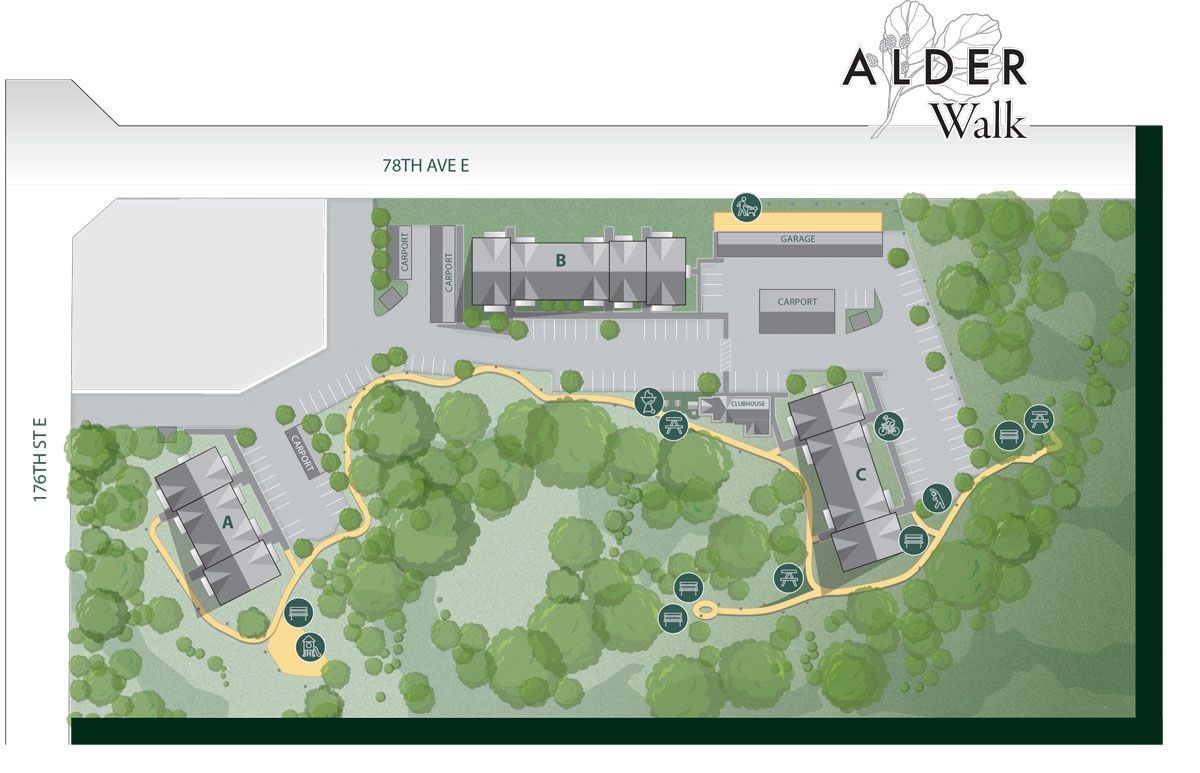 alder walk community map