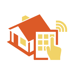 An icon of a tablet controlling the heating in a home An icon of a tablet controlling the heating in a home
