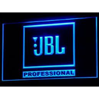 Jbl professional logo on a black background