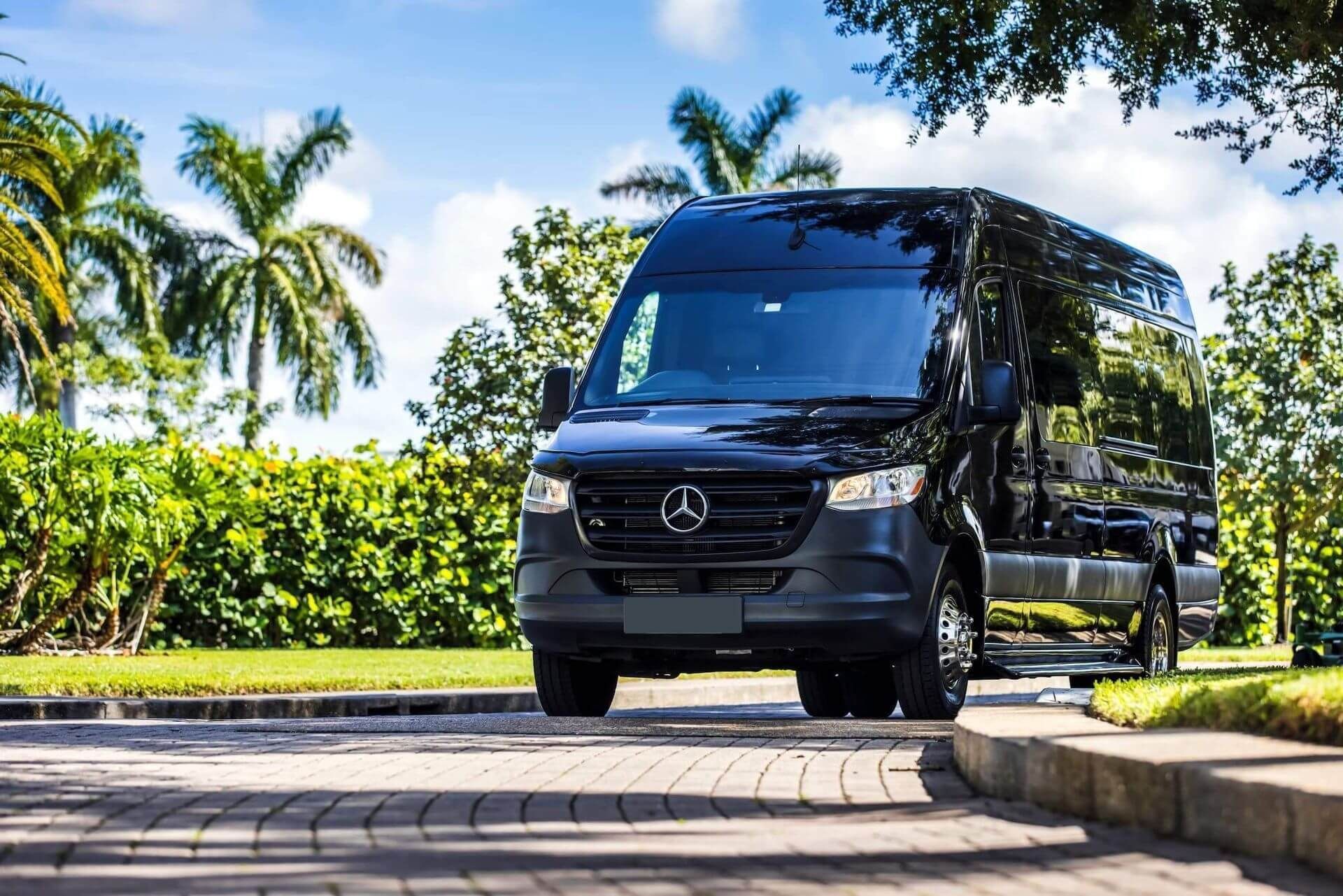 Mercedes Sprinter van for Atlantic Aviation UAO car service