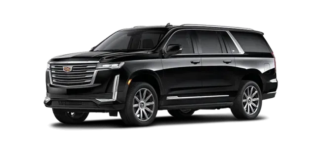 black cadillac escalade suv service