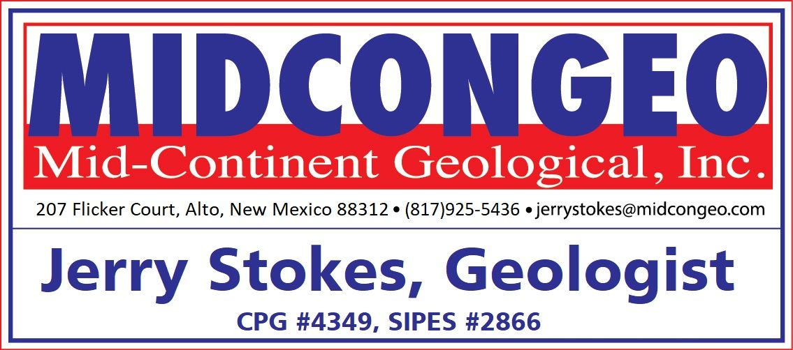 A logo for midcongeo mid-continent geological inc.
