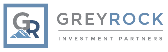 A logo for a company called greyrock investment partners