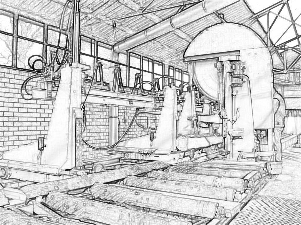 Aserraderos para troncos y tablas