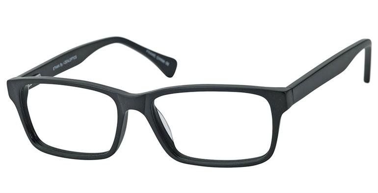 Ethan- Sleek black glasses frame with rectangular lenses