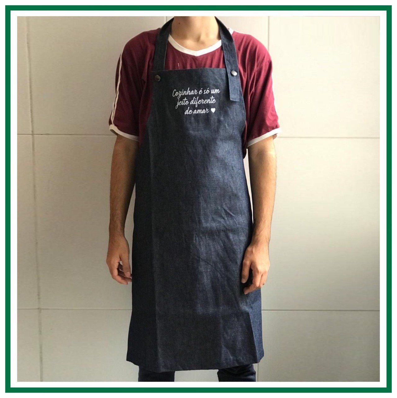 Avental Jeans personalizado